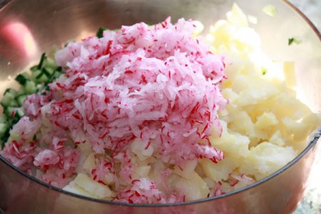 Окрошка с квасом Окрошка с квасом