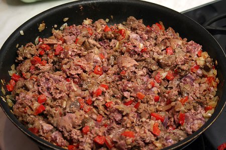 Куриная печень в сливочном соусе Куриная печень в сливочном соусе