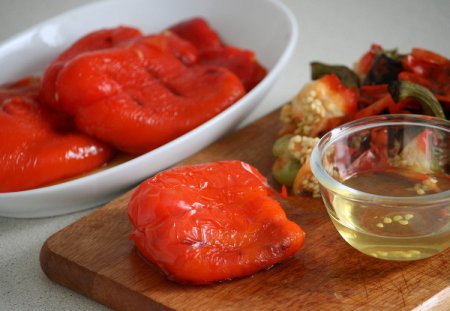 Маринованные печёные перцы Маринованные печёные перцы