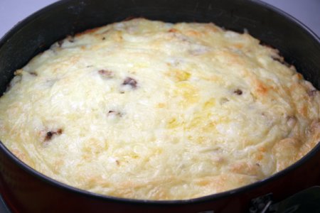 Картофельная запеканка с грибами Картофельная запеканка с грибами