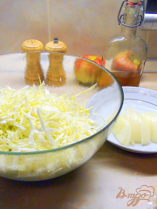 Медовая свинина с карамельным луком и тушёной капустой. Медовая свинина с карамельным луком и тушёной капустой.