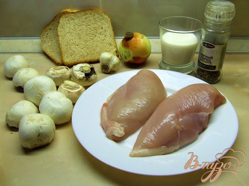 Куриные грудки фаршированные грибами. Куриные грудки фаршированные грибами.