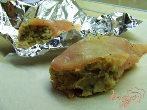 Куриные грудки фаршированные грибами. Куриные грудки фаршированные грибами.