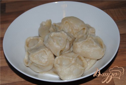 Манты с рубленным мясом и цукини Манты с рубленным мясом и цукини