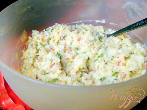 Биточки из пшёнки с беконом и пармезаном. Биточки из пшёнки с беконом и пармезаном.