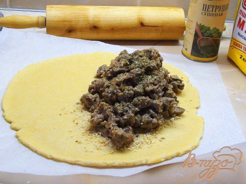 Почки тушёные, в песочном тесте. Пирог с почками. Почки тушёные, в песочном тесте. Пирог с почками.