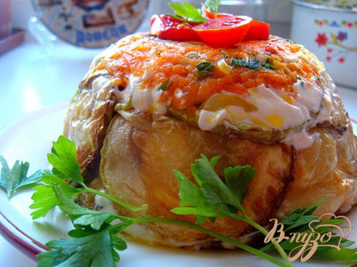 Кабачковый тортик-закуска! Кабачковый тортик-закуска!