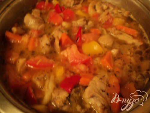 Кус-кус с курицей и овощами Кус-кус с курицей и овощами