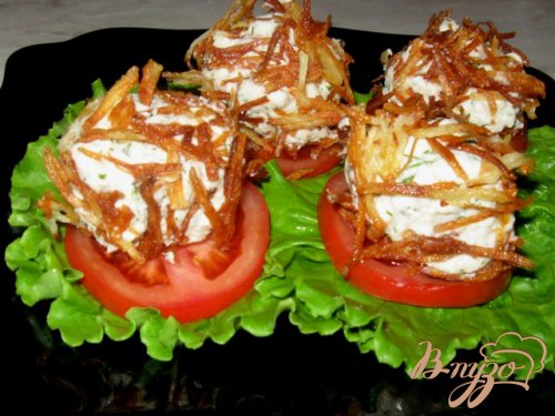 Картофельные ежики Картофельные ежики