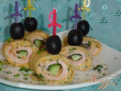 Блинная закуска " Острячок" Блинная закуска " Острячок"