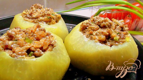 Чашечки из кольраби фаршированные и запеченные! Чашечки из кольраби фаршированные и запеченные!