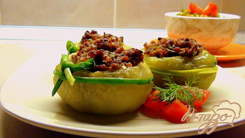 Чашечки из кольраби фаршированные и запеченные! Чашечки из кольраби фаршированные и запеченные!