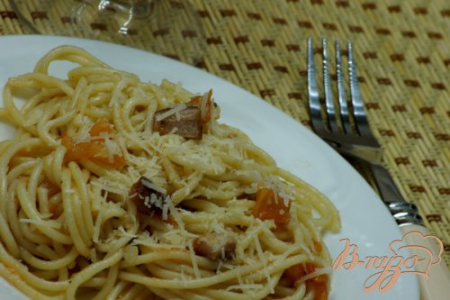 Spaghetti Amatriciana Spaghetti Amatriciana