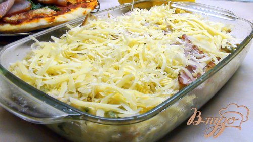 Картофельное суфле с беконом и пармезановой корочкой. Картофельное суфле с беконом и пармезановой корочкой.