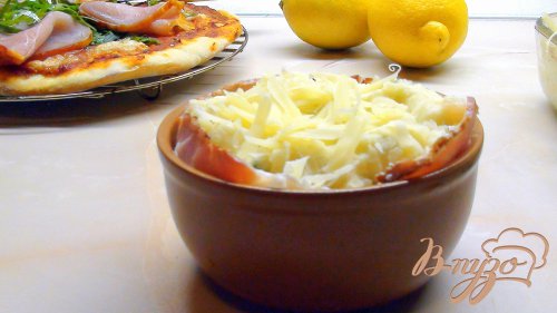 Картофельное суфле с беконом и пармезановой корочкой. Картофельное суфле с беконом и пармезановой корочкой.