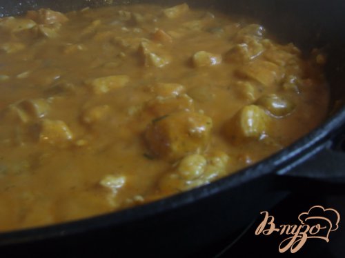 Гуляш с курицей и грибами Гуляш с курицей и грибами