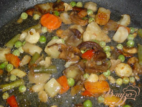 Картофельные клецки с овощами Картофельные клецки с овощами