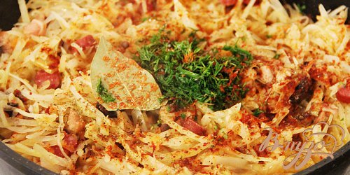Бигус - тушёная капуста с мясом Бигус - тушёная капуста с мясом
