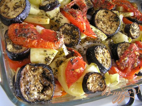 запечені овочі по-грецьки. як приготувати з фото