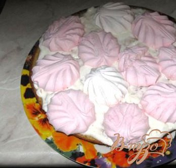 Зефирно-мандариновый торт "Космос"