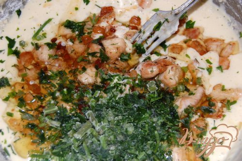 Закусочный кекс с курицей Закусочный кекс с курицей