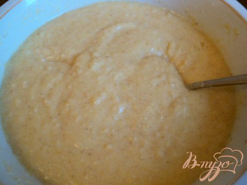 Кукурузные оладьи с бананами. Кукурузные оладьи с бананами.