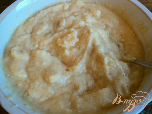 Кукурузные оладьи с бананами. Кукурузные оладьи с бананами.