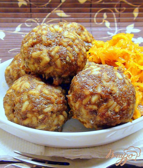 Ёжики с жареным луком. Ёжики с жареным луком.