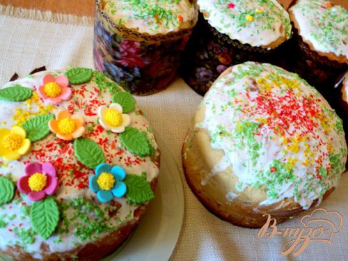 Пасхальный кулич. Пасхальный кулич.