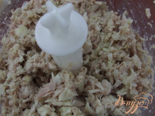 Блинный пирог с курицей и луком Блинный пирог с курицей и луком