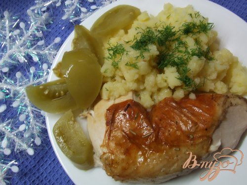 Курица с лимоном и красным вином Курица с лимоном и красным вином
