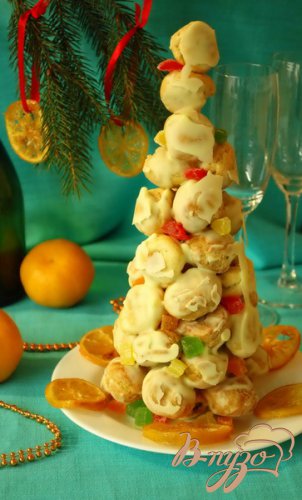 "Croquembouche" (елка из профитролей) "Croquembouche" (елка из профитролей)