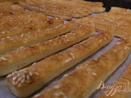 Хлебные палочки с кунжутом Хлебные палочки с кунжутом