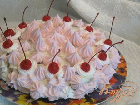 Сметанный торт "Вишневая феерия"