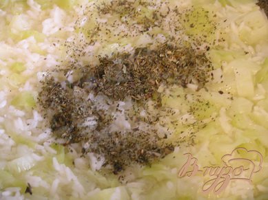 Капуста с рисом и базиликом Капуста с рисом и базиликом