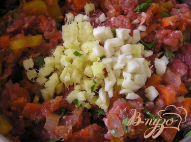 Мясной террин с овощами и каперсами Мясной террин с овощами и каперсами
