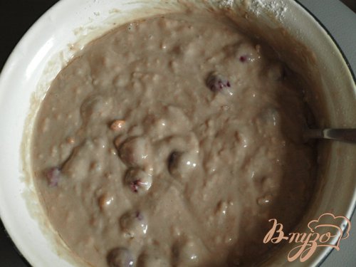 Постный ибирный кекс с вишнями. Постный ибирный кекс с вишнями.