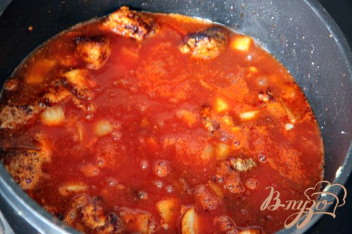 Гуляш с квашеной капустой Гуляш с квашеной капустой