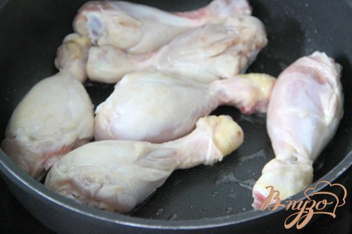 Куриные голени в яблоках Куриные голени в яблоках