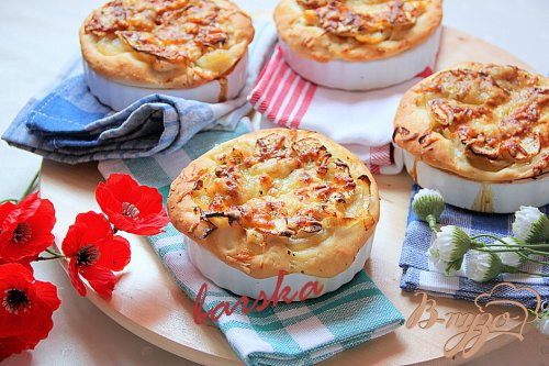 Мини-тарты с копчeной рыбой и яблоком Мини-тарты с копчeной рыбой и яблоком