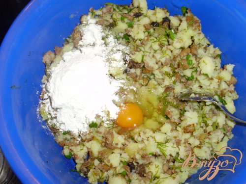 Картопляники с сушеными грибами Картопляники с сушеными грибами