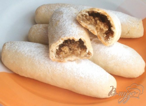Трубочки с ореховой начинкой Трубочки с ореховой начинкой
