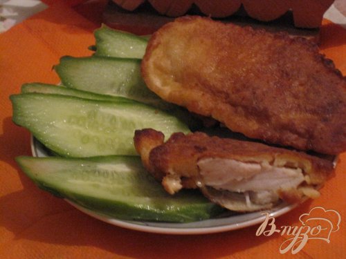 Медальоны из куриного филе. Медальоны из куриного филе.