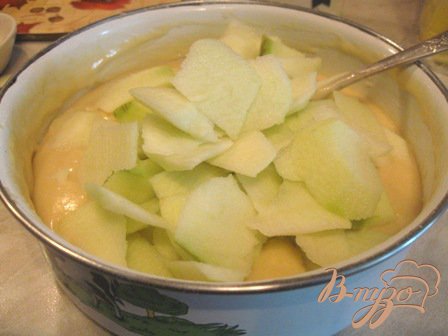Кекс с яблоками и шоколадом Кекс с яблоками и шоколадом