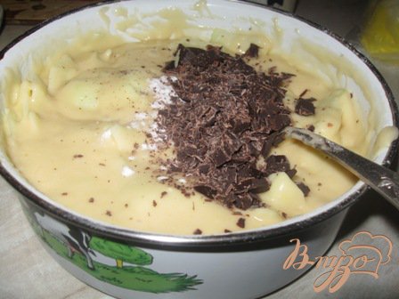 Кекс с яблоками и шоколадом Кекс с яблоками и шоколадом
