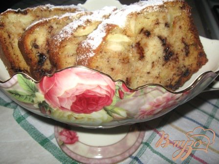 Кекс с яблоками и шоколадом Кекс с яблоками и шоколадом