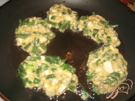 Шницель из стручковой фасоли. Шницель из стручковой фасоли.