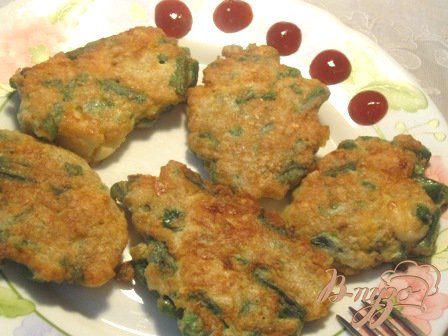 Шницель из стручковой фасоли. Шницель из стручковой фасоли.