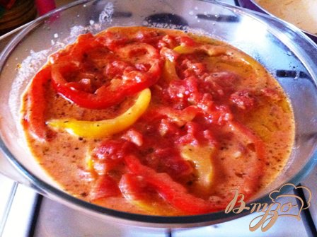 Курица в испанских красках Курица в испанских красках