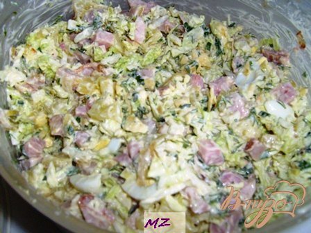 Салат с копченной курочкой Салат с копченной курочкой